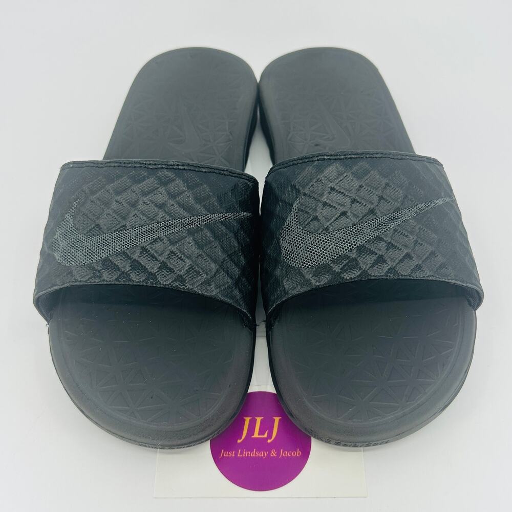 Nike Men's Benassi Solarsoft 2 'Anthracite' Sports Slides 705474-091 Size 7